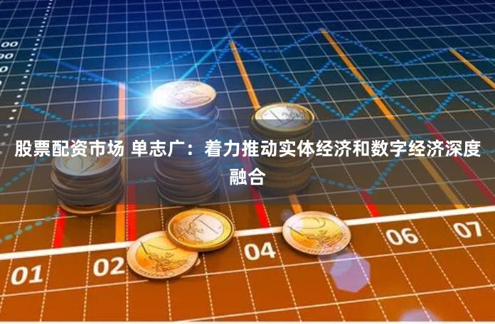 股票配资市场 单志广：着力推动实体经济和数字经济深度融合