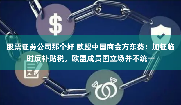 股票证券公司那个好 欧盟中国商会方东葵：加征临时反补贴税，欧盟成员国立场并不统一