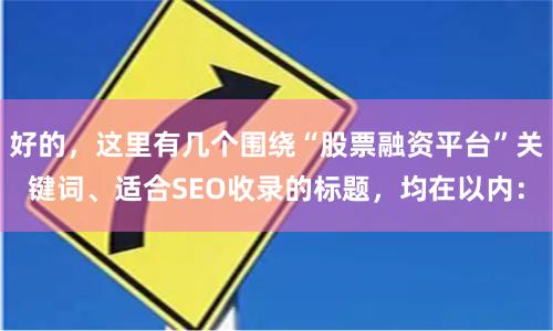 好的，这里有几个围绕“股票融资平台”关键词、适合SEO收录的标题，均在以内：